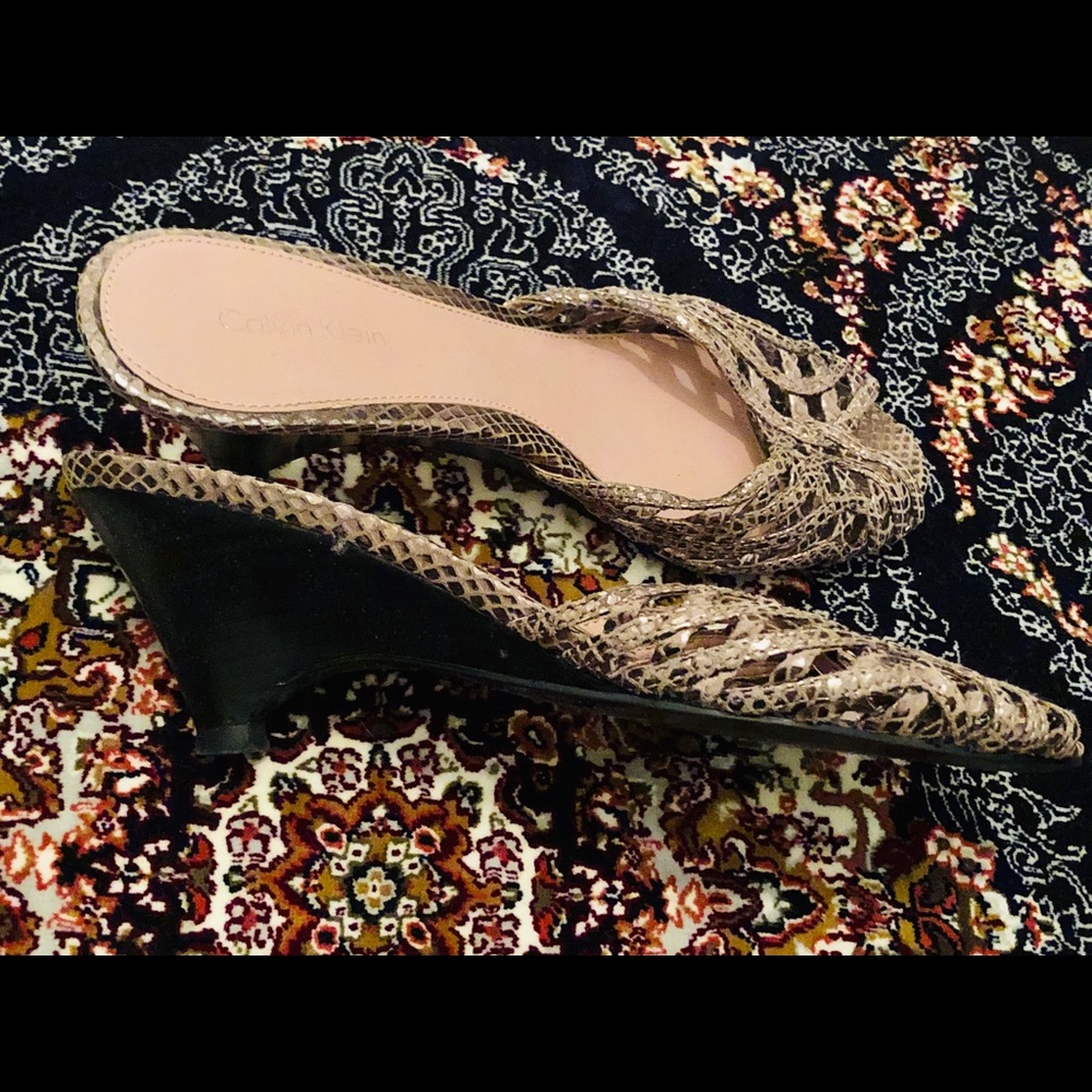Calvin Klein Python Mules - image 3